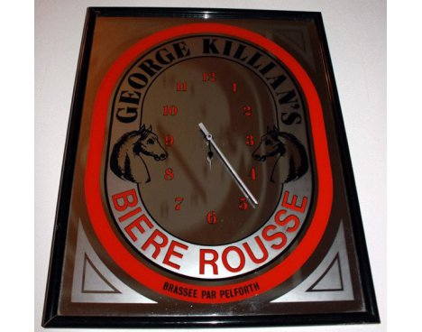 Horloge-Miroir publicitaire George Killian's