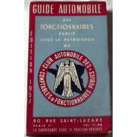 Guide automobile des fonctionnaires 1957