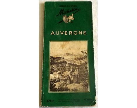 Guide Michelin - Auvergne 1957