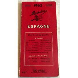 Guide Michelin - Espagne 1963