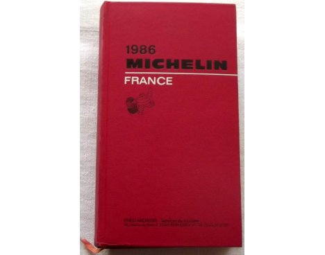 Guide Michelin France 1986