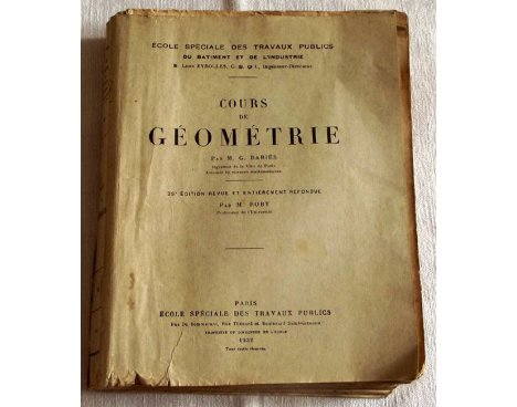 Cours de Géométrie G. Dariès