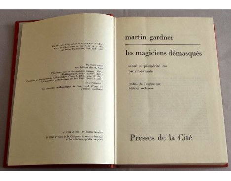 Les magiciens démasqués - Martin Gardner
