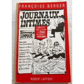 Journaux intimes - F. Berger - Robert Laffont, 1992