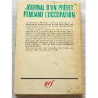 Journal d'un préfet pendant l'occupation - P. Trouillé - Gallimard, 1964