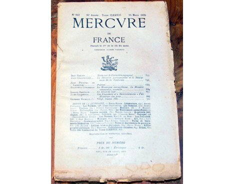 Mercure de France n° 642 - 1925
