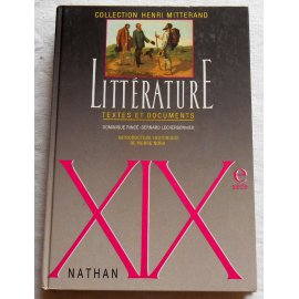 Littérature XIXe siècle - Nathan, 1986