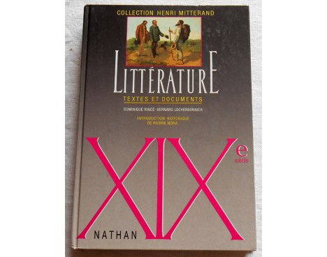 Littérature XIXe siècle - Nathan, 1986
