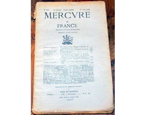 Mercure de France n° 648 - 1925