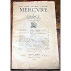 Mercure de France n° 673 - 1926