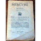 Mercure de France n° 699 - 1927