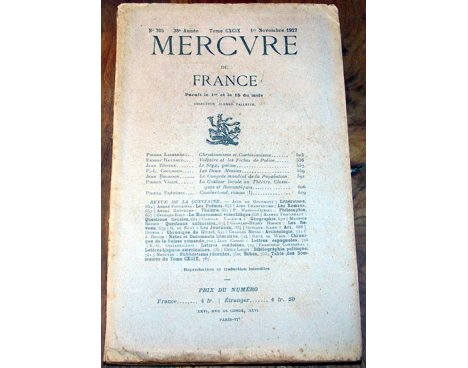 Mercure de France n° 705 - 1927