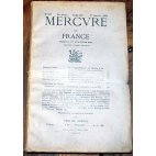 Mercure de France n° 709 - 1928