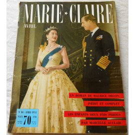 Marie-Claire, Mensuel N° 18 - Avril 1956