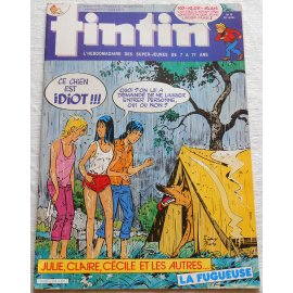 Tintin, hebdomadaire n° 518 du 13 août 1985
