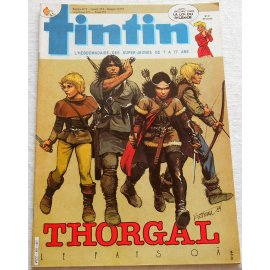 Tintin, hebdomadaire n° 484 du 18 décembre 1984