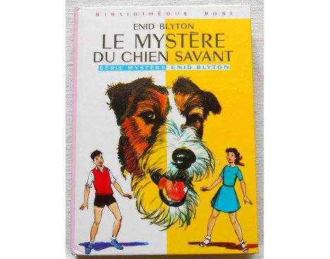 Le mystère du chien savant - E. Blyton - Bibliothèque rose, Hachette 1975