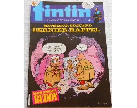 Tintin, hebdomadaire n° 478 du 6 novembre 1984