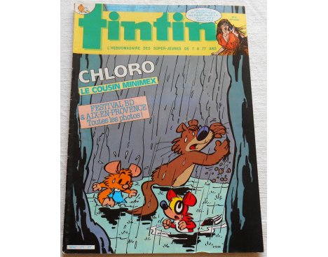 Tintin, hebdomadaire n° 474 du 9 octobre 1984