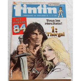 Tintin, hebdomadaire n° 470 du 11 Septembre 1984