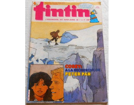 Tintin, hebdomadaire n° 468 du 28 août 1984