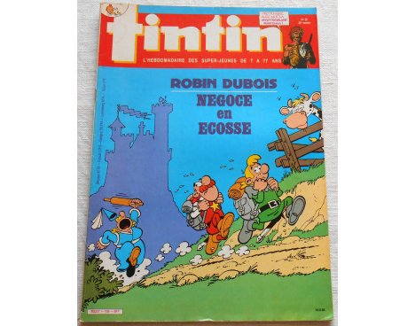 Tintin, hebdomadaire n° 458 du 19 juin 1984