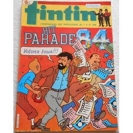Tintin, hebdomadaire n° 452 du 8 Mai 1984