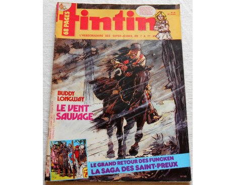 Tintin, hebdomadaire n° 427 du 15 novembre 1983