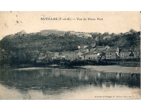 Auvillar (Tarn-et-Garonne) - Vue du Port
