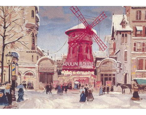 Paris 1900 - Le Moulin Rouge