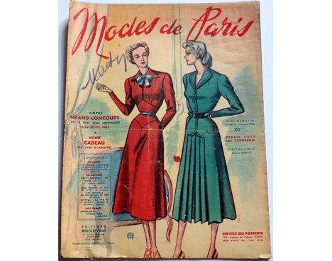 Revue Modes de Paris n° 110, 21 janvier 1949