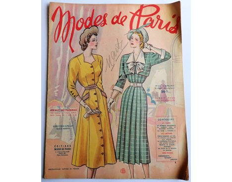 Revue Modes de Paris n° 122, 15 avril 1949