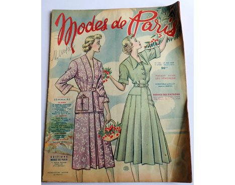 Revue Modes de Paris n° 128, 27 mai 1949