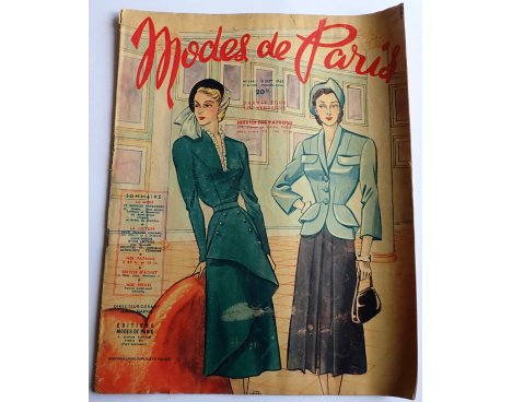 Revue Modes de Paris n° 144, 16 septembre 1949
