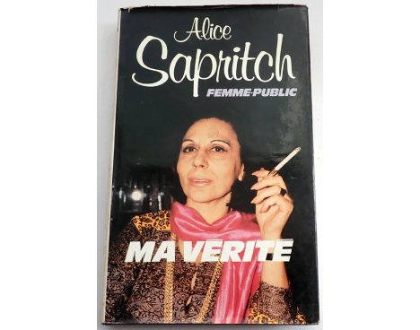 Femme-public, Ma Vérité - Alice Sapritch - France Loisirs, 1987