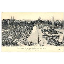 Les Fêtes de la Victoire à Paris, 14 Juillet 1919 - Le Défilé, Place de la Concorde