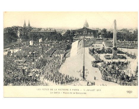 Les Fêtes de la Victoire à Paris, 14 Juillet 1919 - Le Défilé, Place de la Concorde
