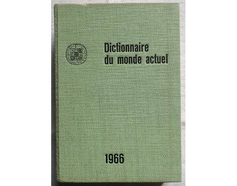 Dictionnaire du Monde Actuel 1966 - Rencontre, 1966