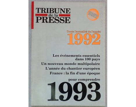 Tribune de la Presse - Toute l'actualité de l'année 1992