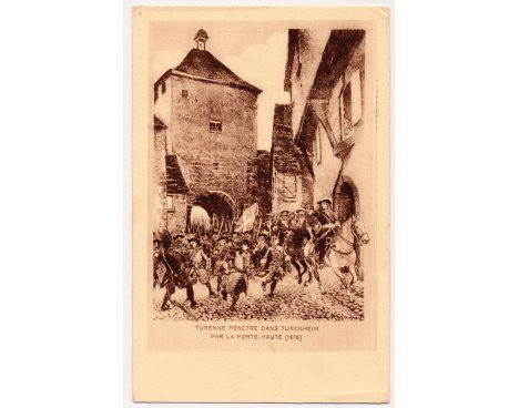 Turenne pénètre dans Turckheim par la Porte-Haute (1675)