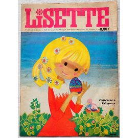 Revue hebdomadaire Lisette n° 15 du 14 Avril 1968