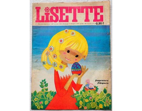 Revue hebdomadaire Lisette n° 15 du 14 Avril 1968
