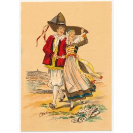 Carte postale illustrée - E. Naudy - Bretagne