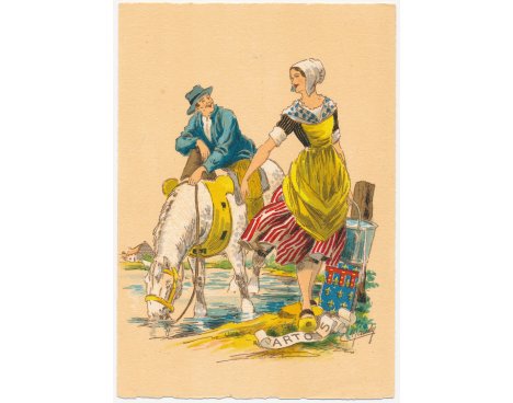 Carte postale illustrée - E. Naudy, Artois