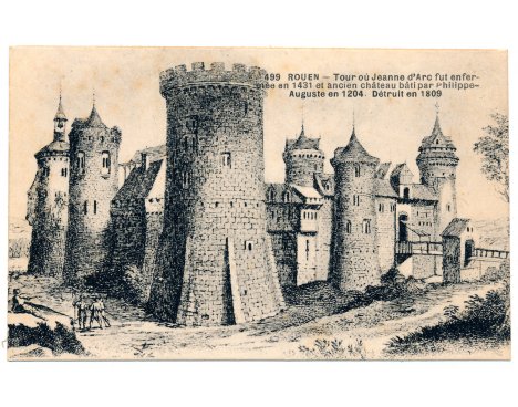 Rouen - Tour où Jeanne d'Arc fut enfermée en 1431