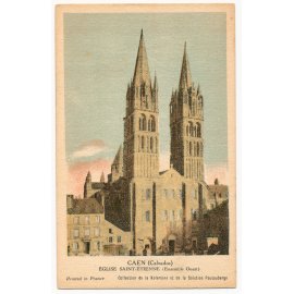 Les Cathédrales de France - Caen, Église St-Étienne - Ensemble Ouest