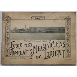 Livre photographique de l'École des Apprentis Mécaniciens de Lorient, 1907
